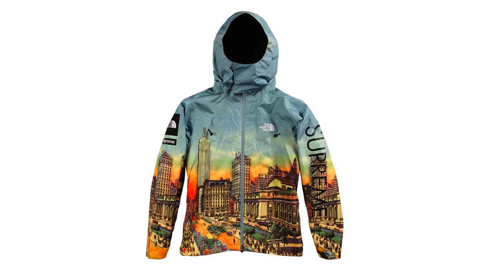 supreme north face rain jacket